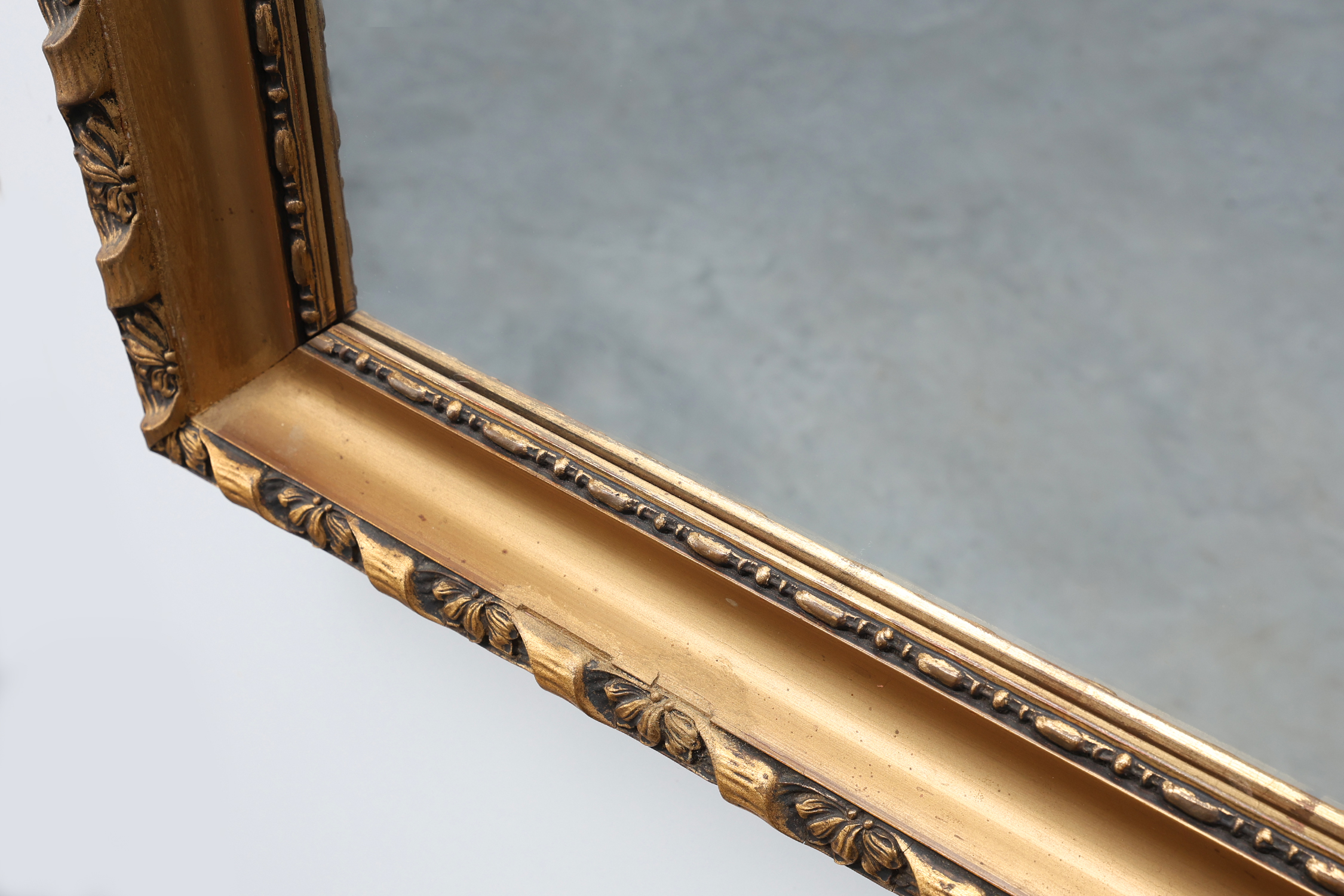 Neoclassical Giltwood Oak Mirror, Belgium, circa 1900thumbnail